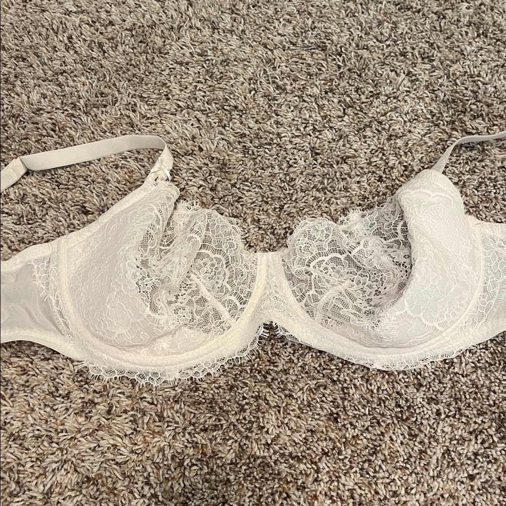 Angels Cream Lace Bra
